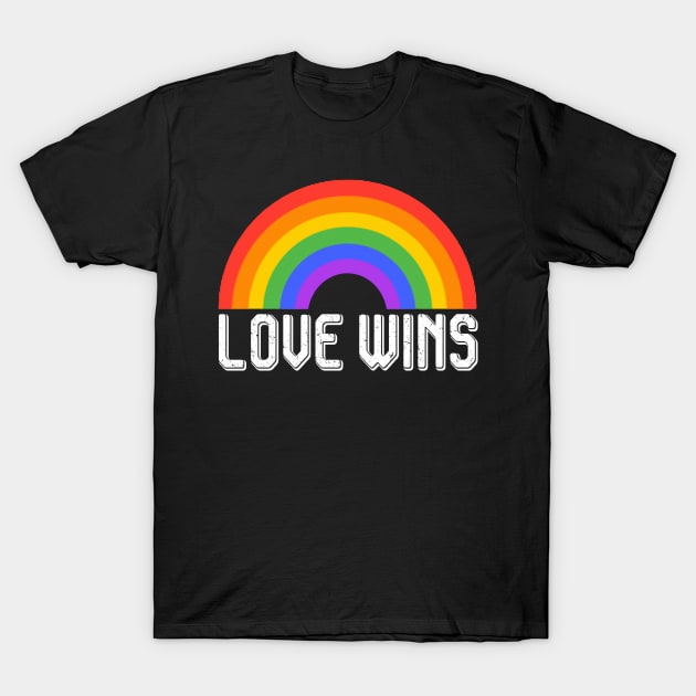 LOVE WINS Exclusive T-Shirt by vintageclub88